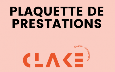 Plaquette prestations